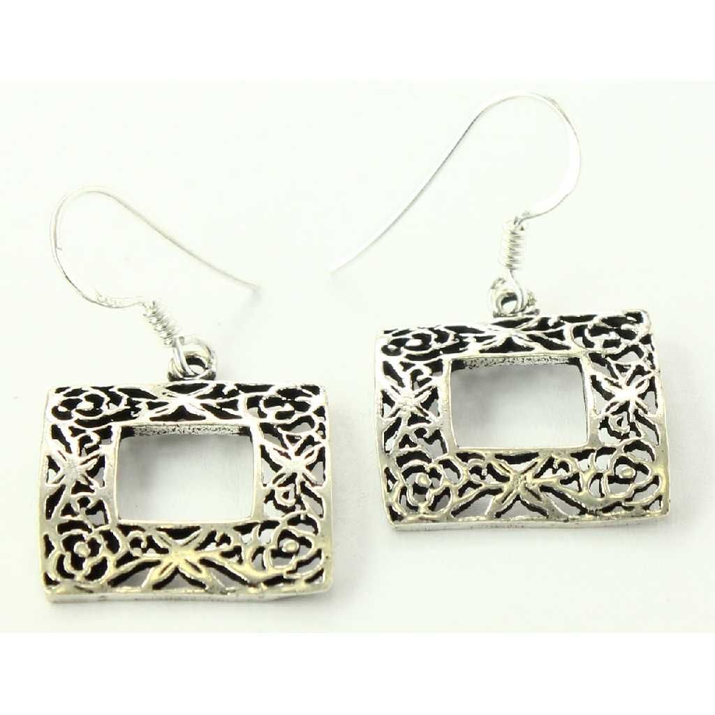 925 Fancy Silver Earrings