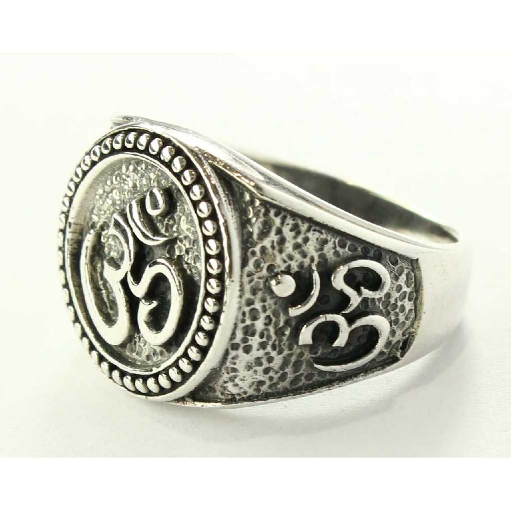 Oxidise Designer Silver Ring