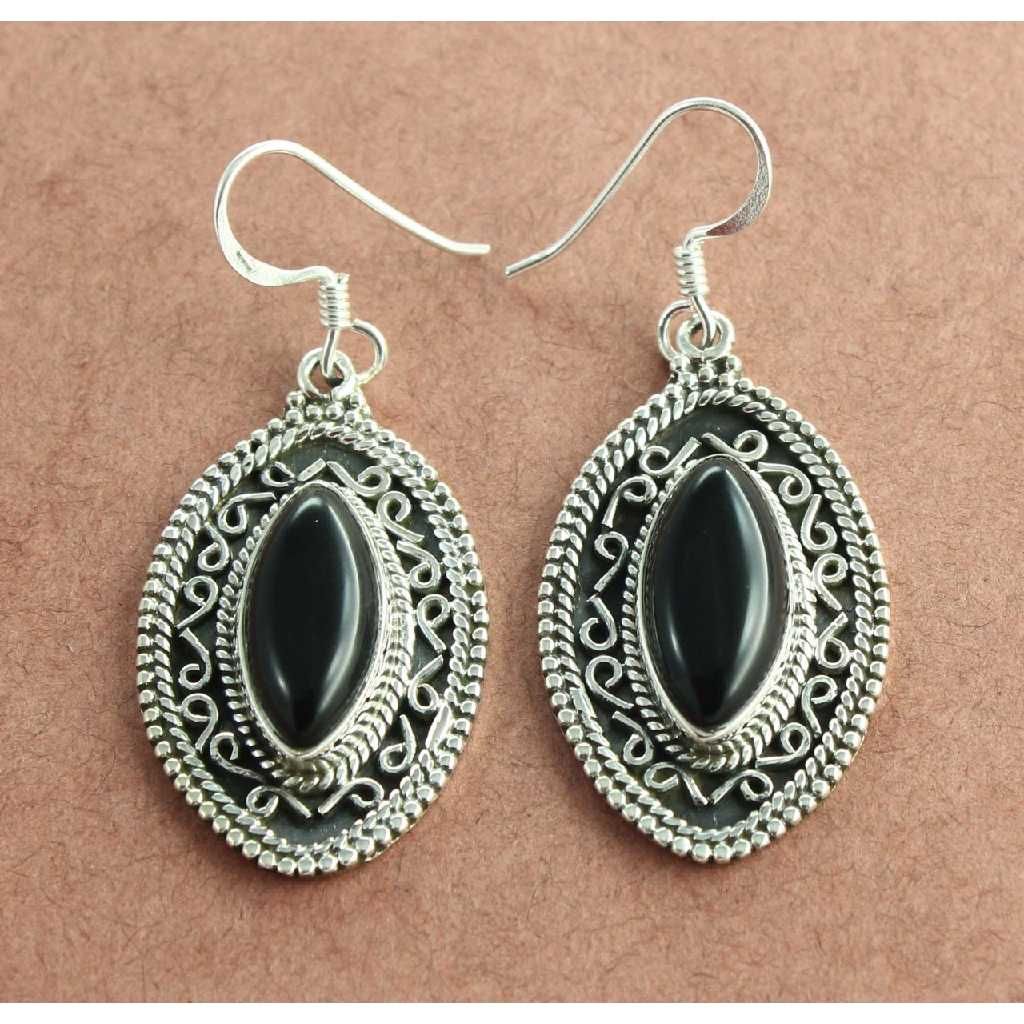 Silver Diamond Ladies Earrings