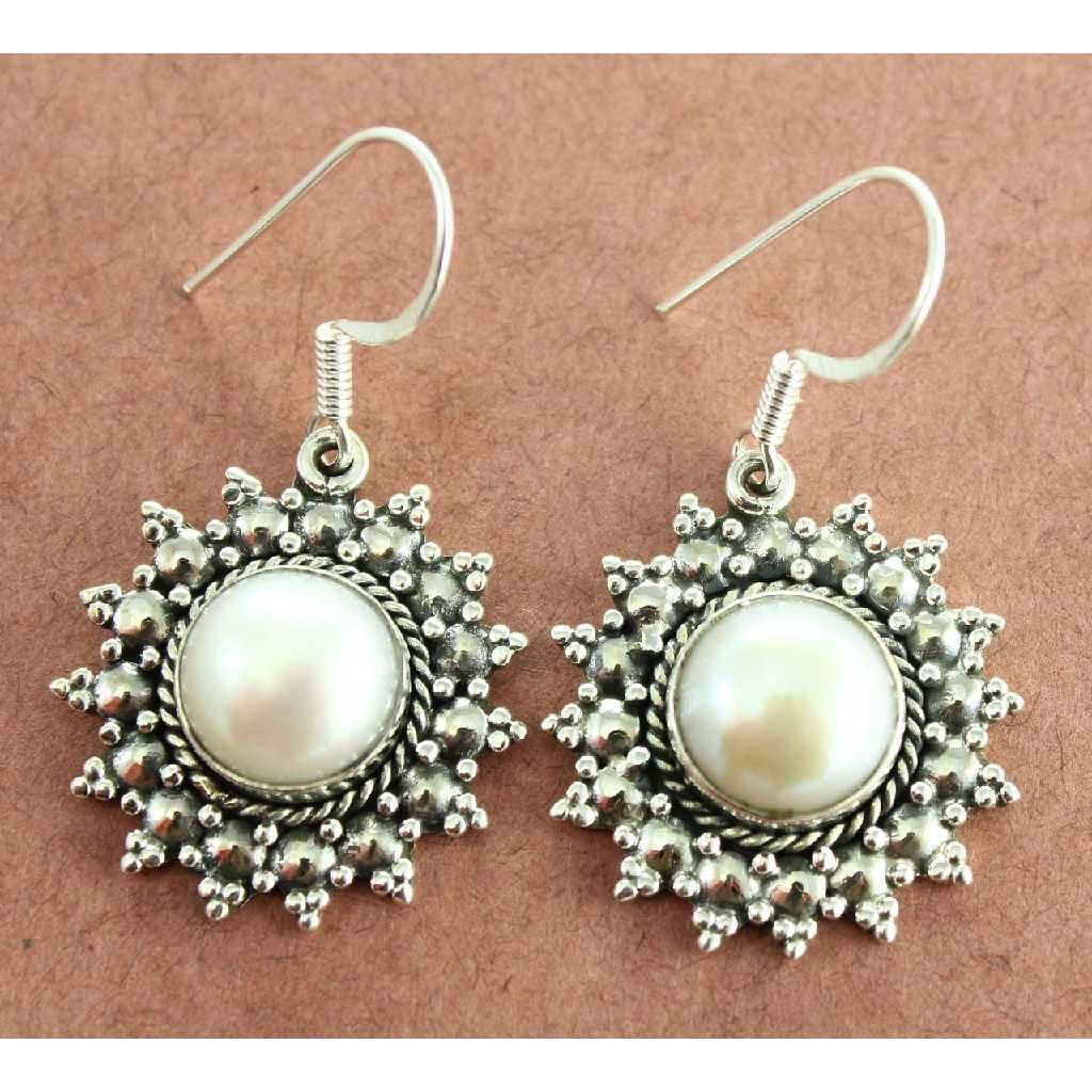 925 Silver Earrings with White Diamond