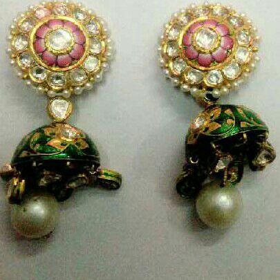 Kundan Meena  Earrings