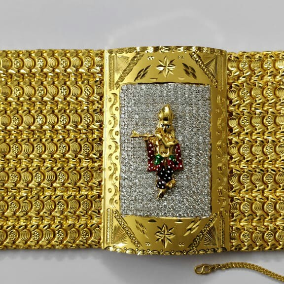 22 kt bahubali bracelet