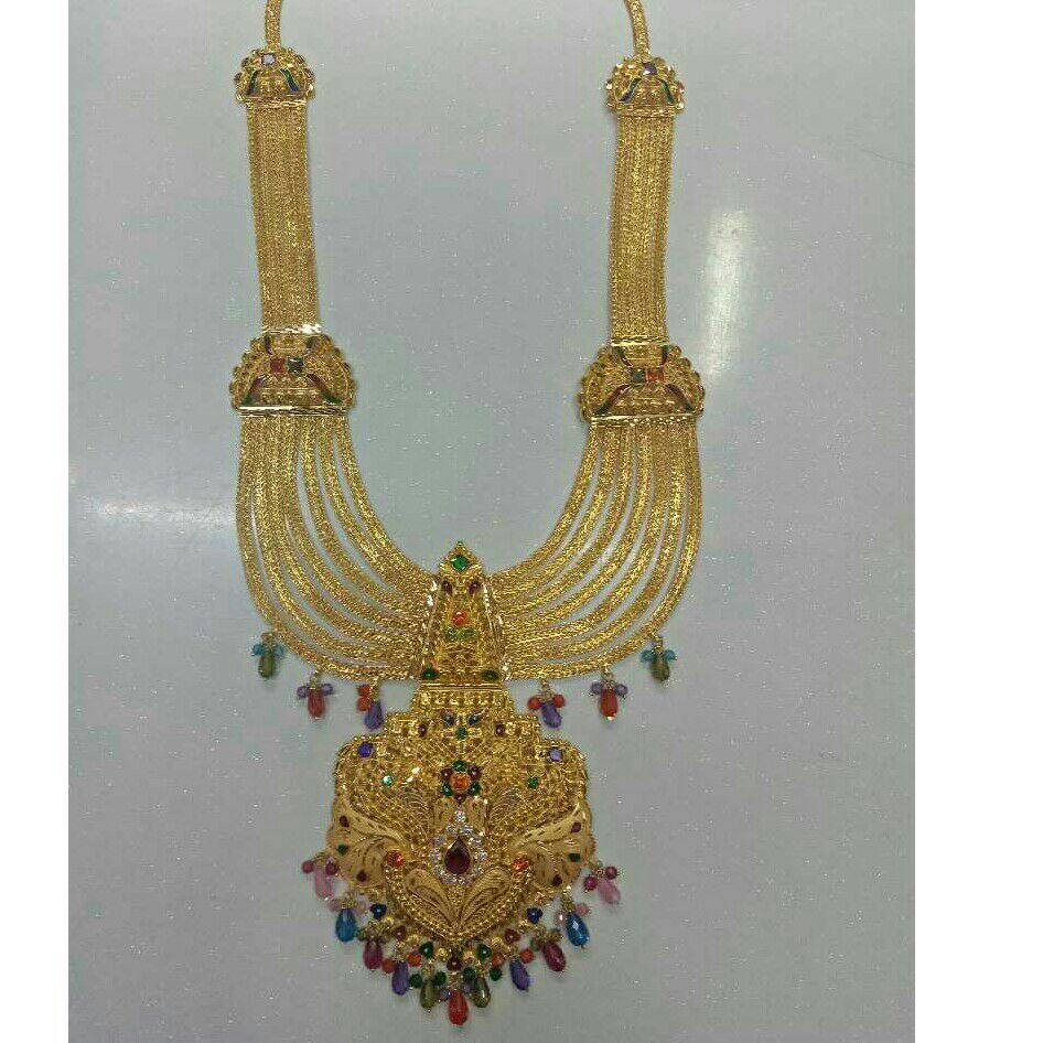 22kt Attractive Gold Sutli Necklace