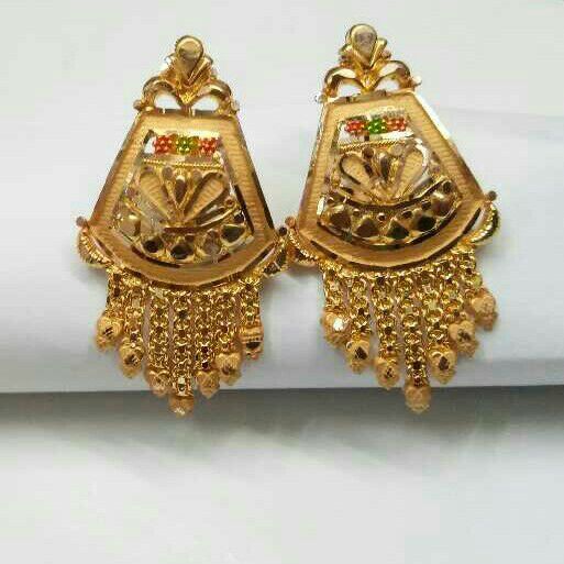 22kt Gold Designer Ladies Butti