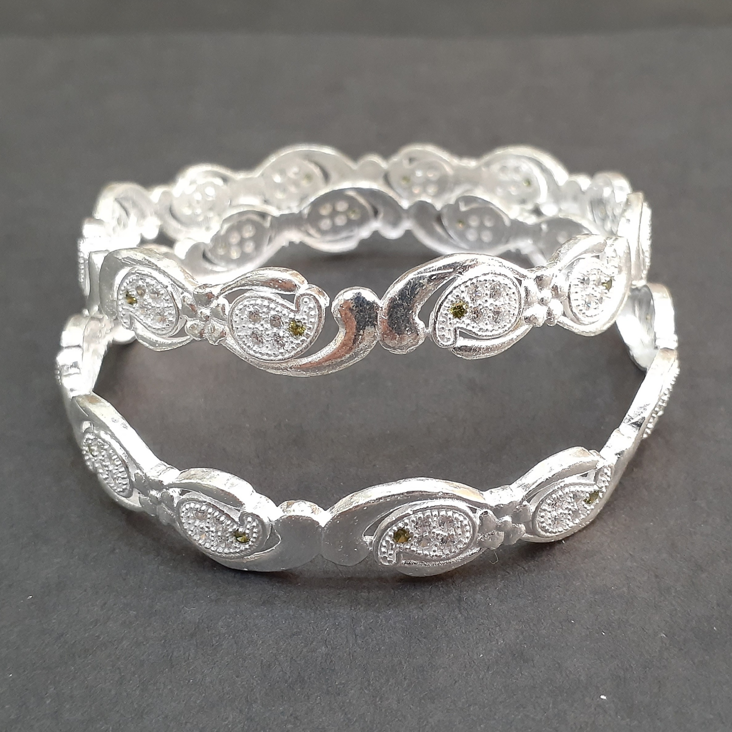 925 micro nag chandi kangan