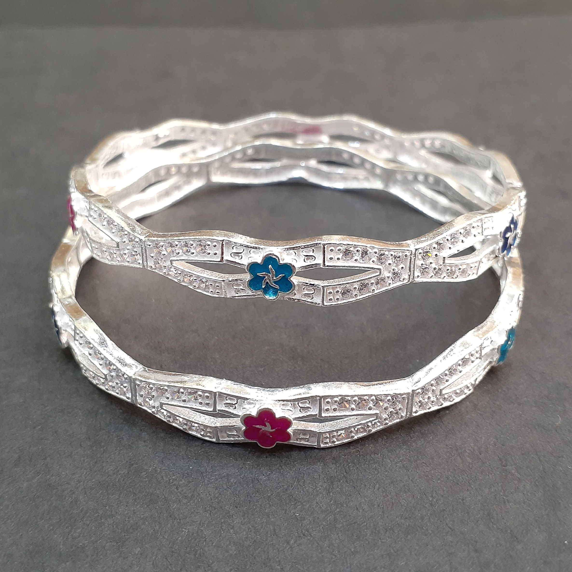Beautiful 925 micro Silver bangles