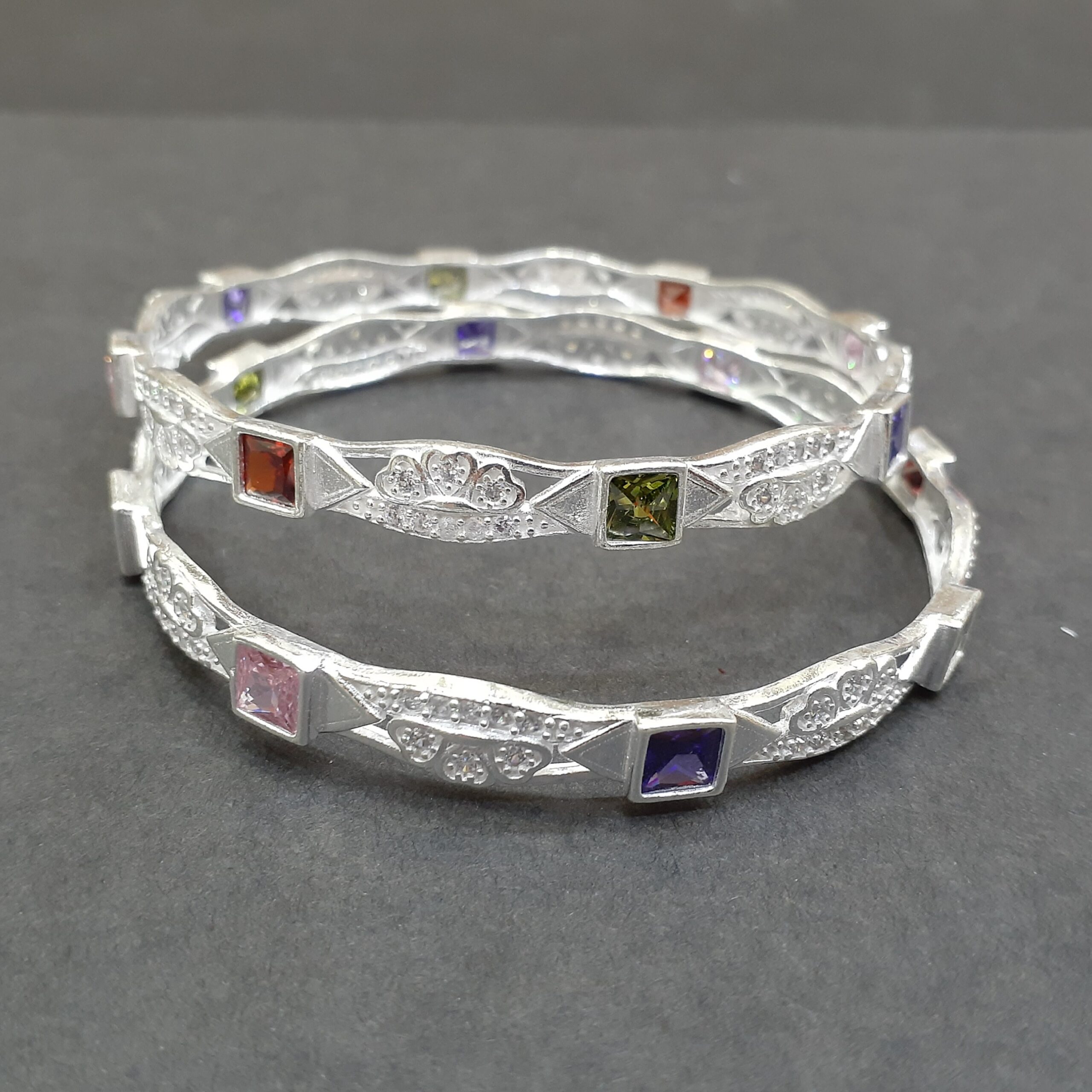 925 vacuum silver bangles