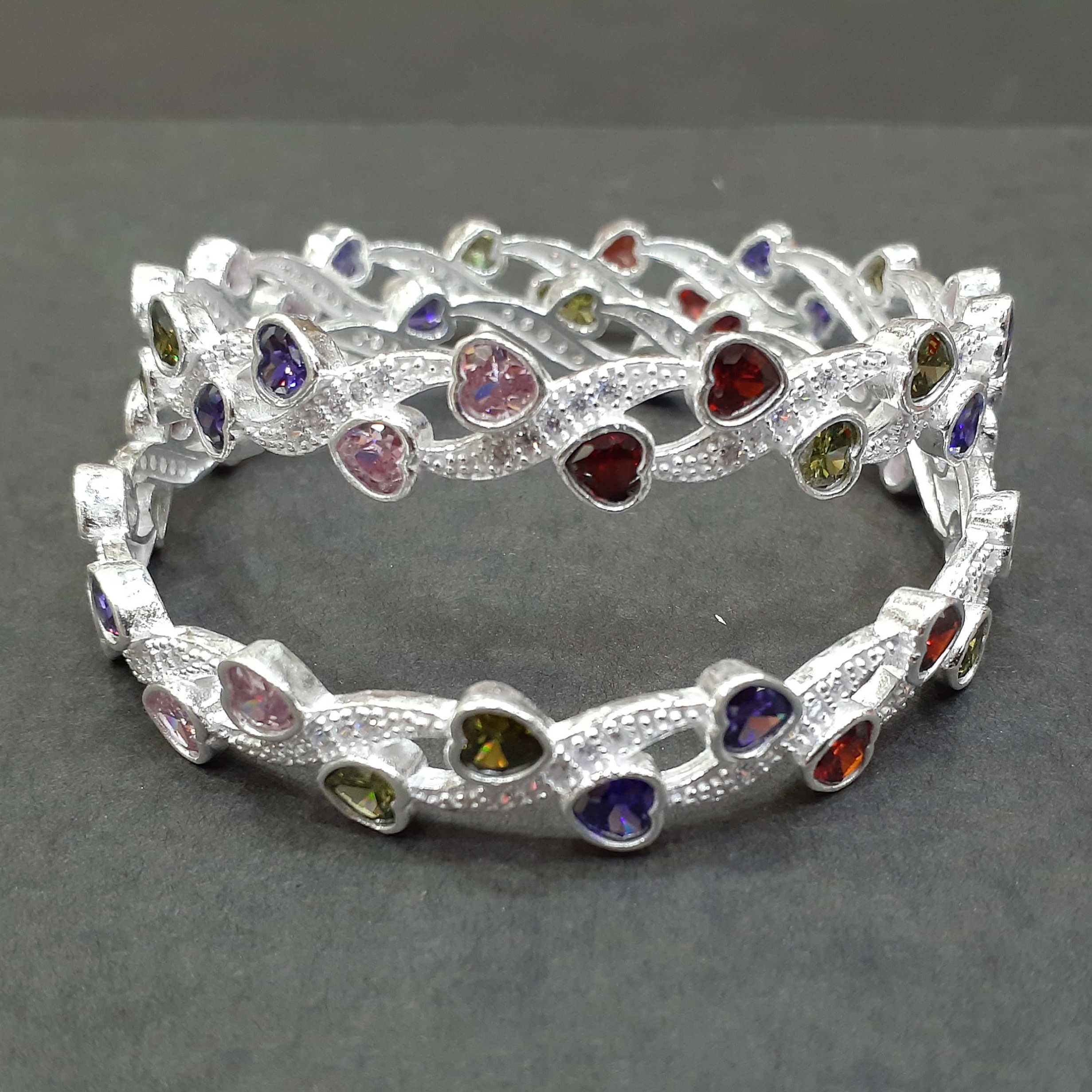 925 fancy silver patla Bangles