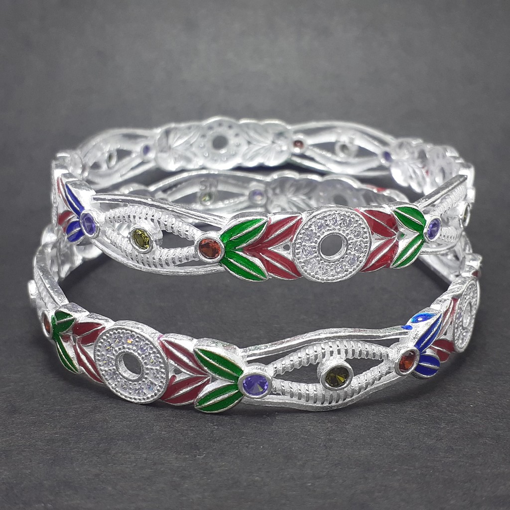 92.5 micro Silver Bangles kada