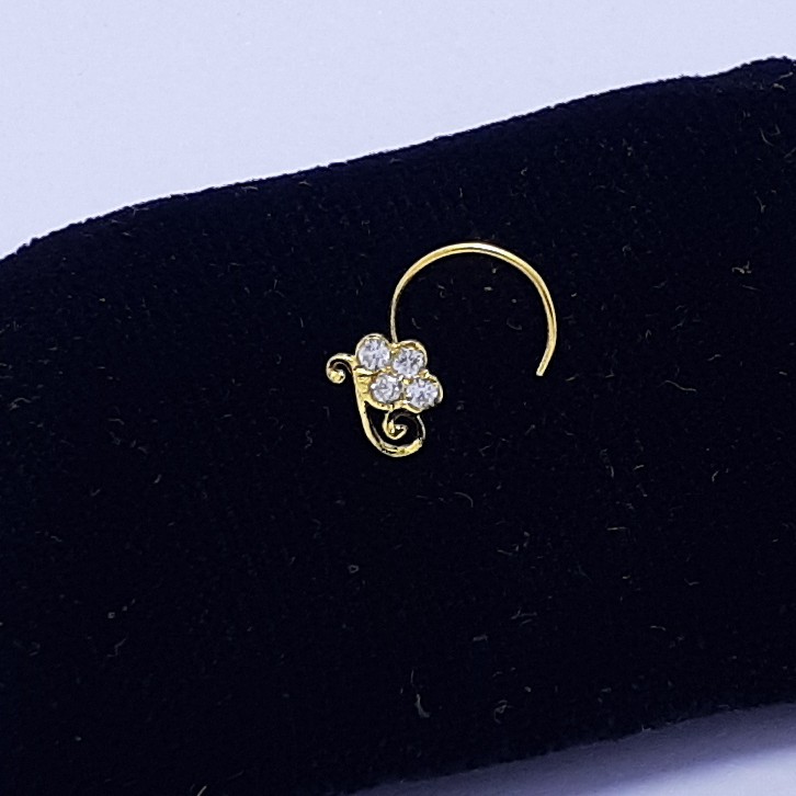 Gold mini nosepin
