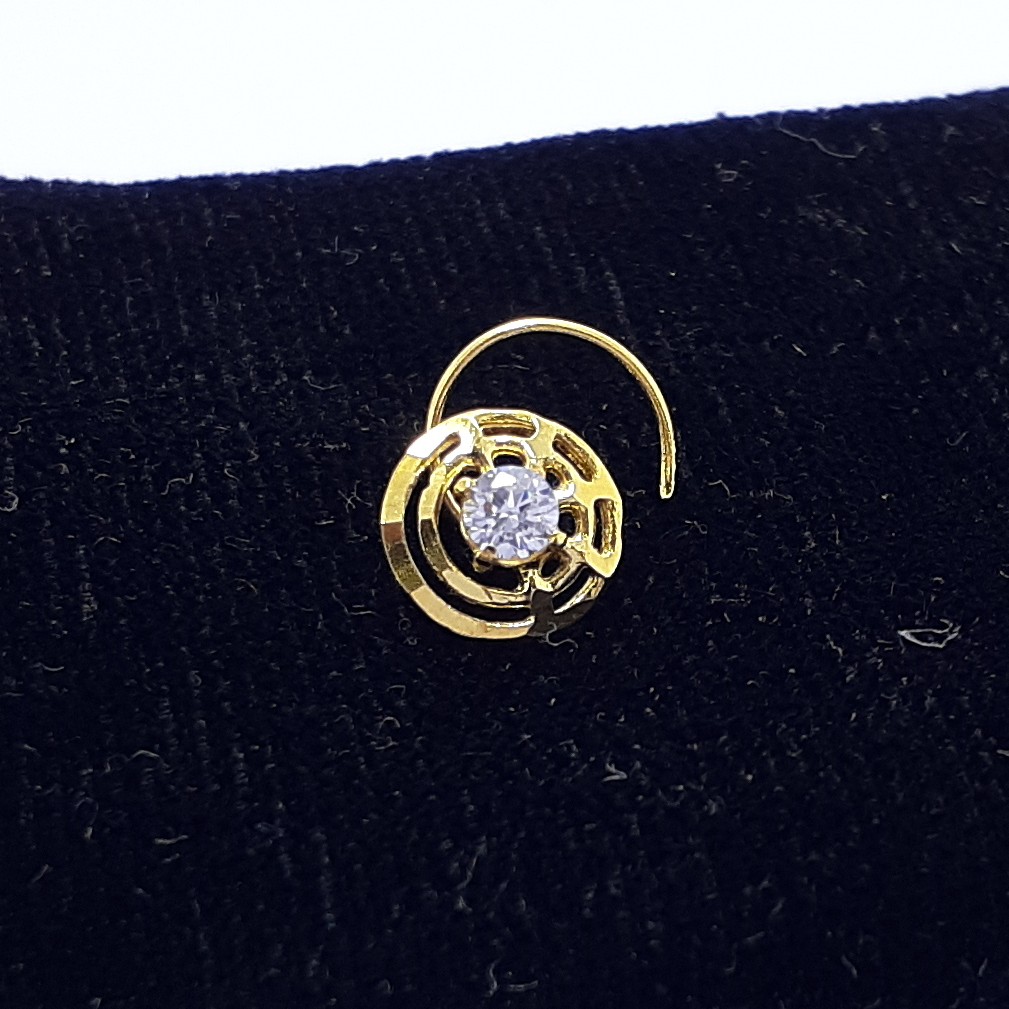 Gold Solitaire Nosepin