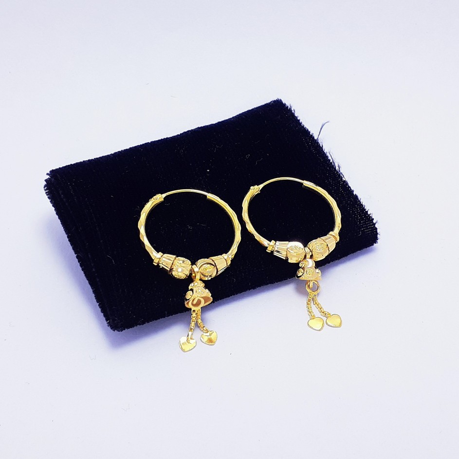 20kt gold fancy pipe bali