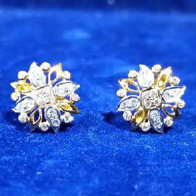222k/916 Attractive Gold Earrings For Women