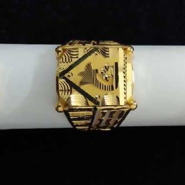 22k/916 Designer Gents Gold Ring