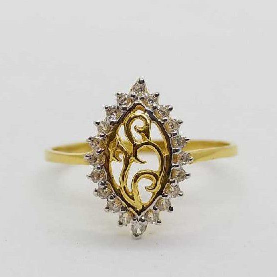 22k/916 Designer Gold Ladies Ring