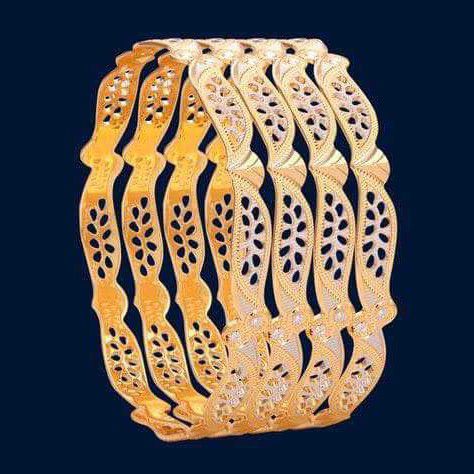 22k/916 Designer Gold Ladies Bangles