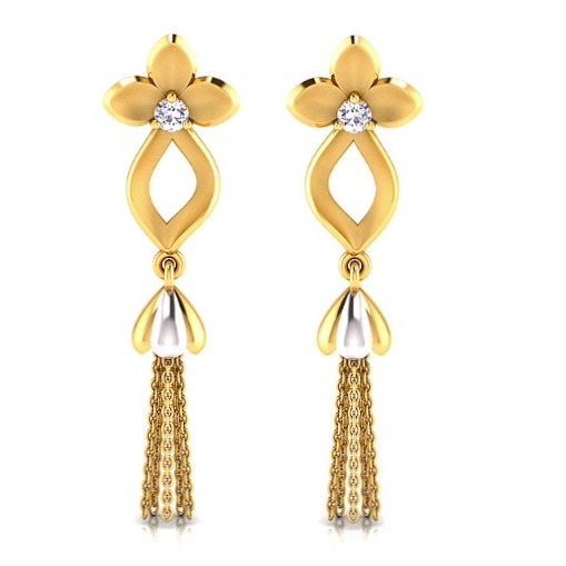 22K Gold Designer Earring SO-E006