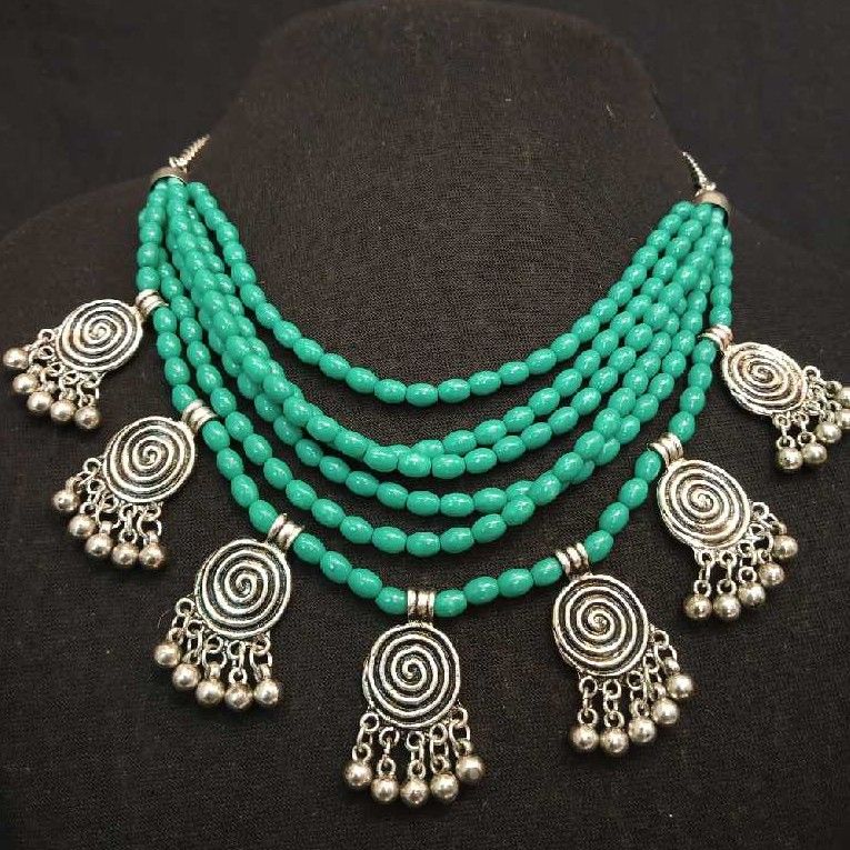 Colorful Unique N Tribal Fancy  Necklace