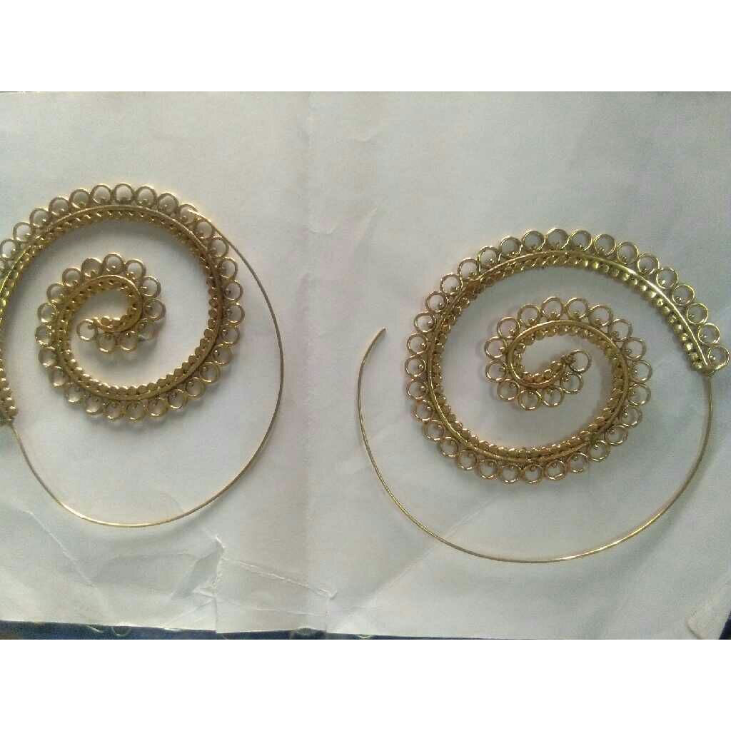 Fancy Brass Ladies Earrings