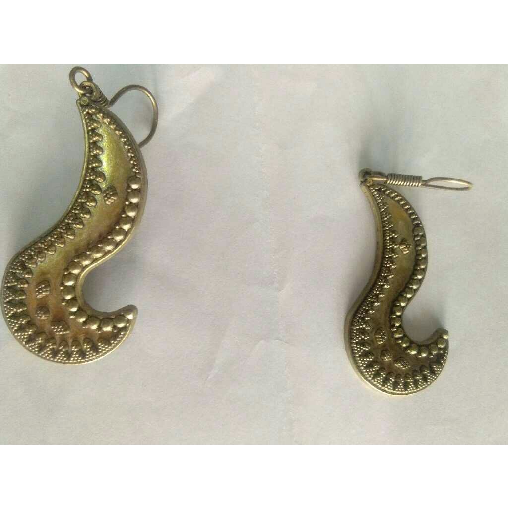 Ethnic Brass Ladies Earrings