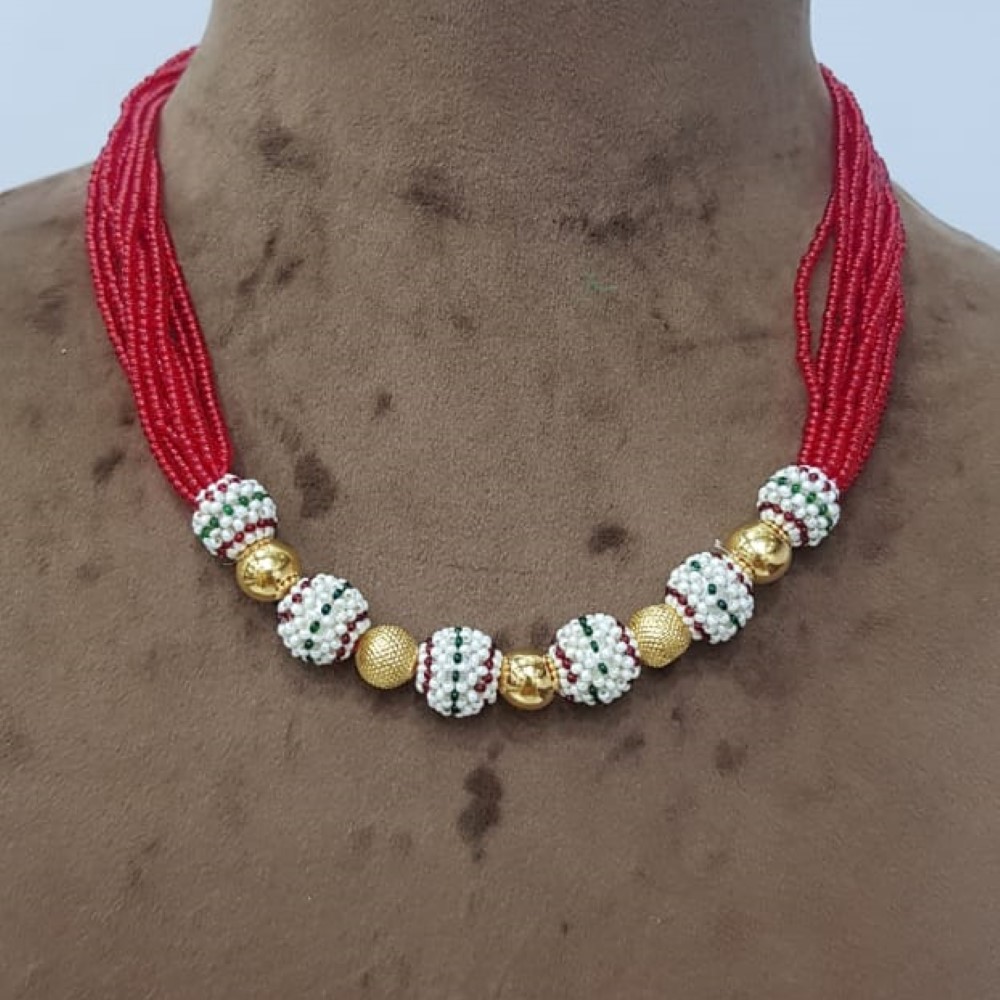 Gold Plain Necklace SJJGN65