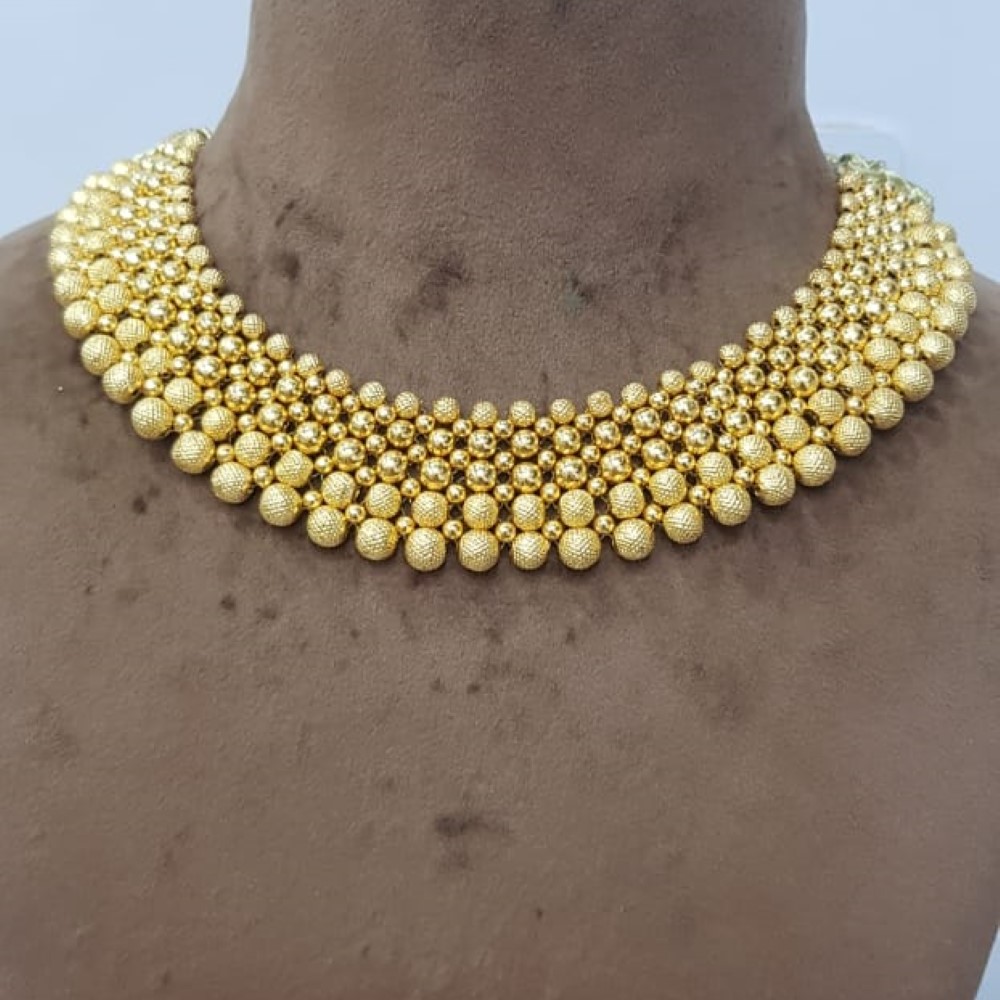 22k Gold Anniversary Necklace SJJGN61