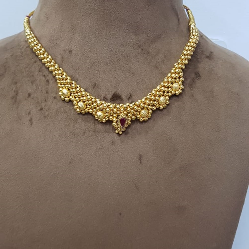 22k Gold Trending Necklace SJJGN38