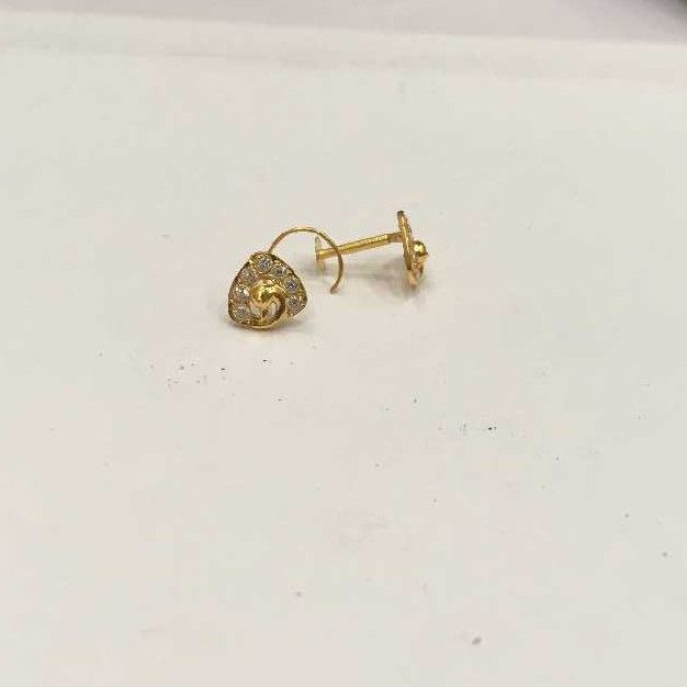 18KT Gold Ladies Indian Nosepin (Nath)
