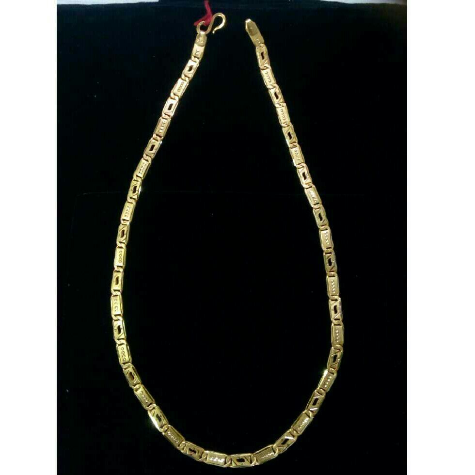 Handmade 916 Gold Simple Chain