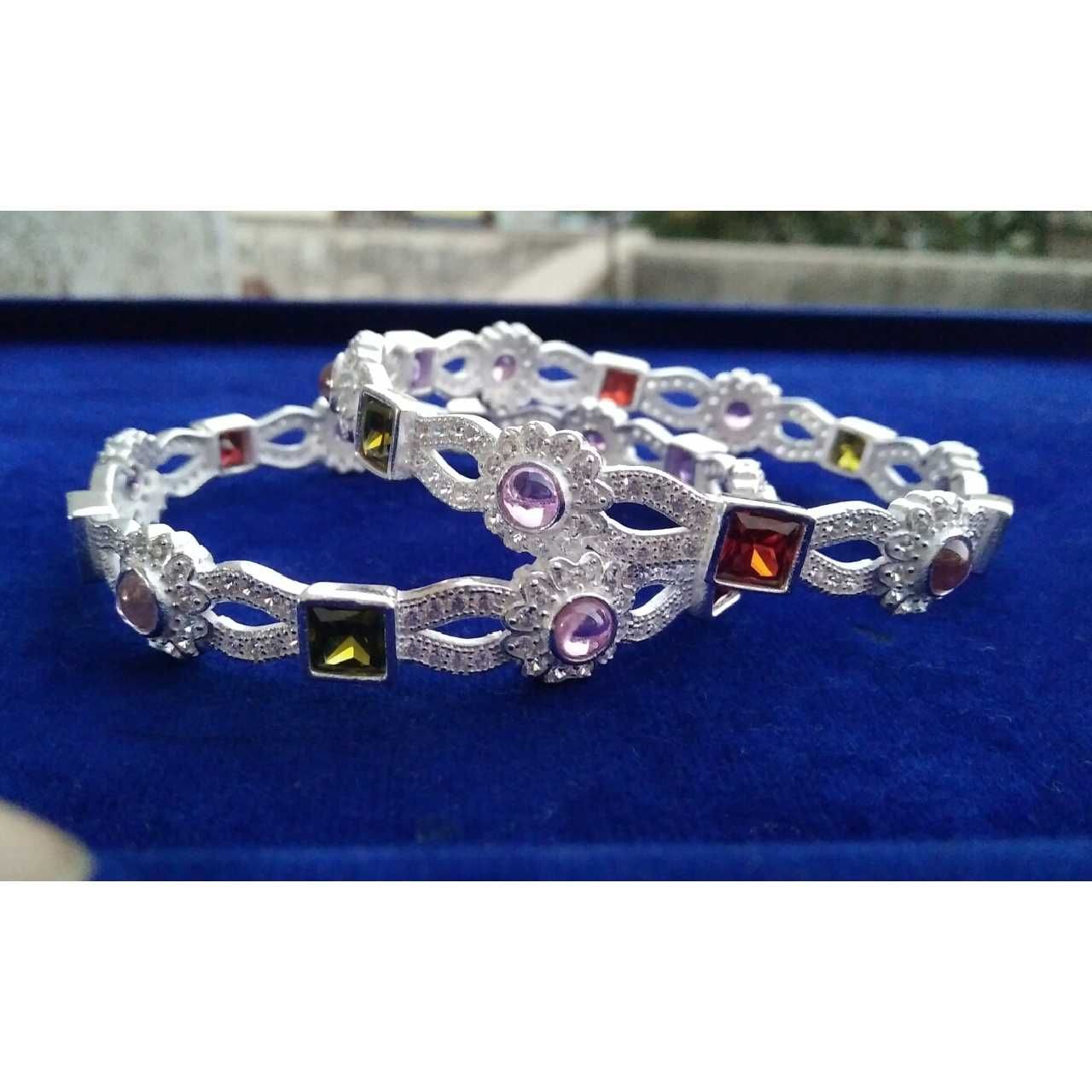 925 Silver Ladies Fancy Indian Shiny Bangles