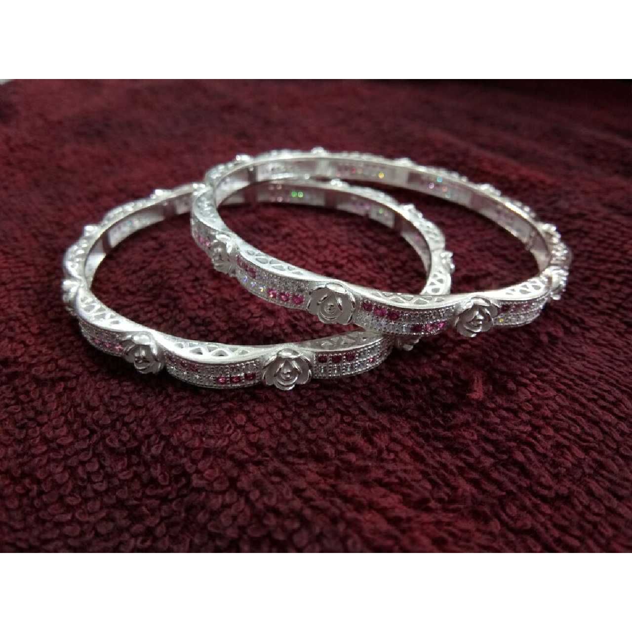Silver Fancy Ladies Indian Attractive Bangles