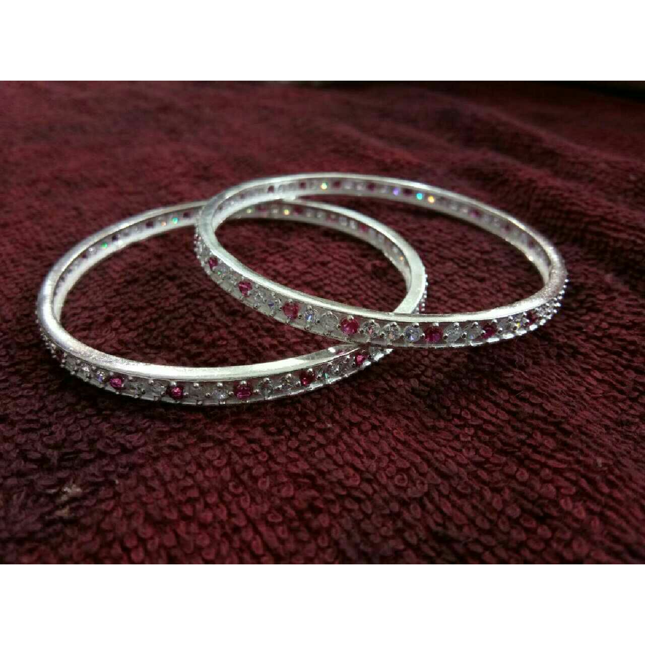 Silver 925 Ladies Fancy Special Bangles