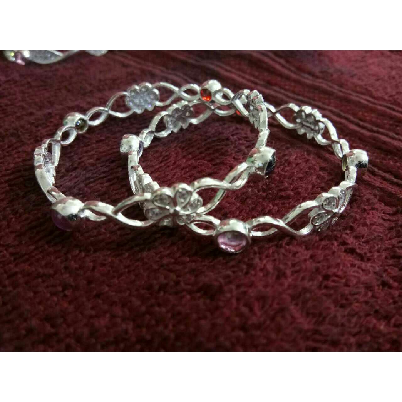 925 Silver Kids Indian Special Kadli White