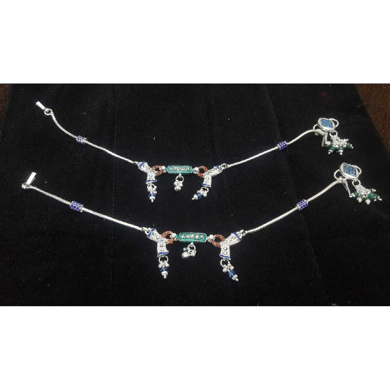 Silver Ladies Indian Fancy Oxidised Modern Payal