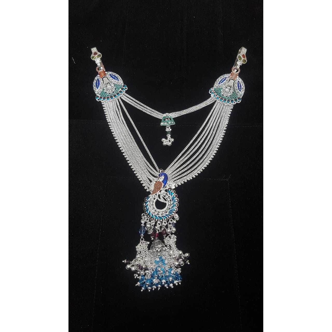 Silver Ladies Indian Fancy Peacock Shaped Special Kandora