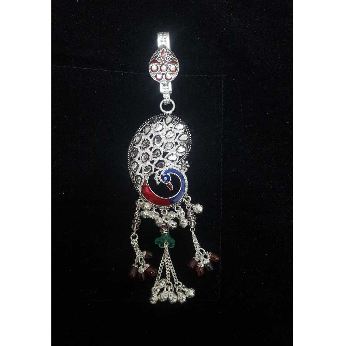 Silver Ladies Indian Fancy Peacock Design Judda