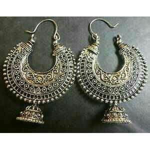 Silver Stylish Modern Earring