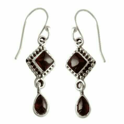 Silver Designer Modern Earring