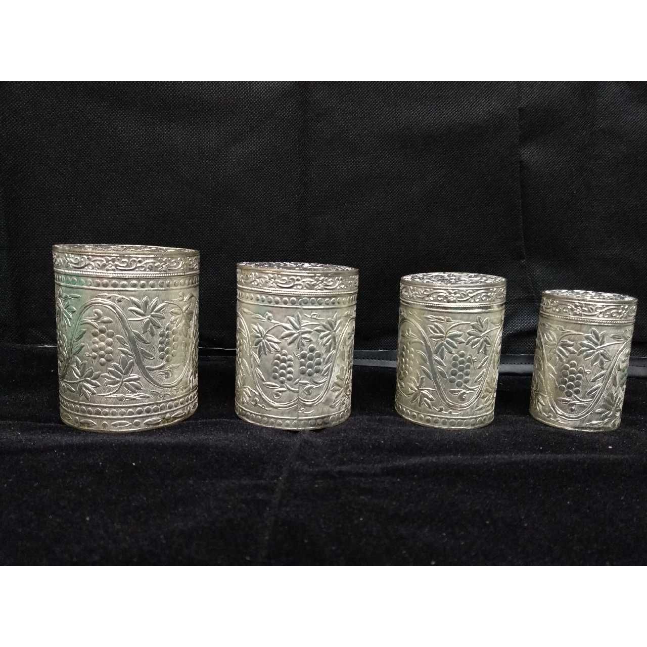 Silver Indian Mukhvas Dabi White