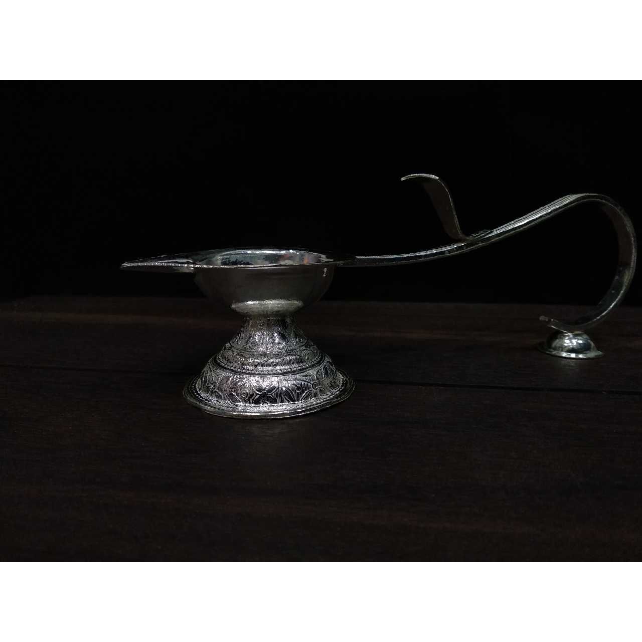 Silver Utensil Pooja Diya