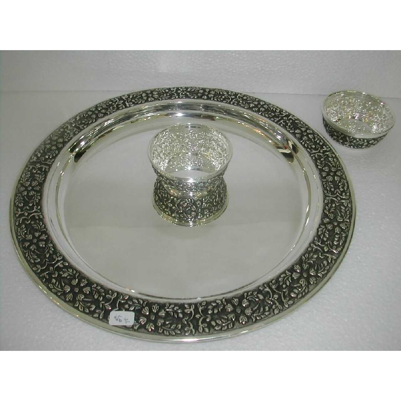 Silver Indian Dinner Set