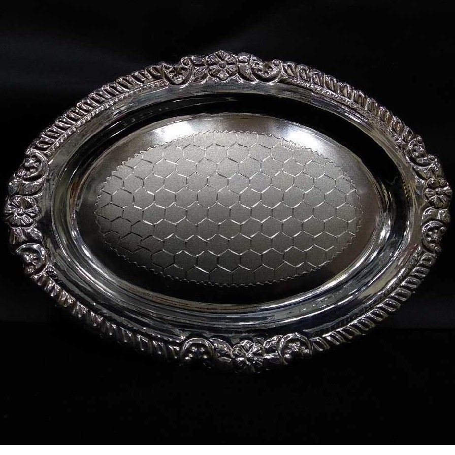Silver Antique Indian Fancy Plates