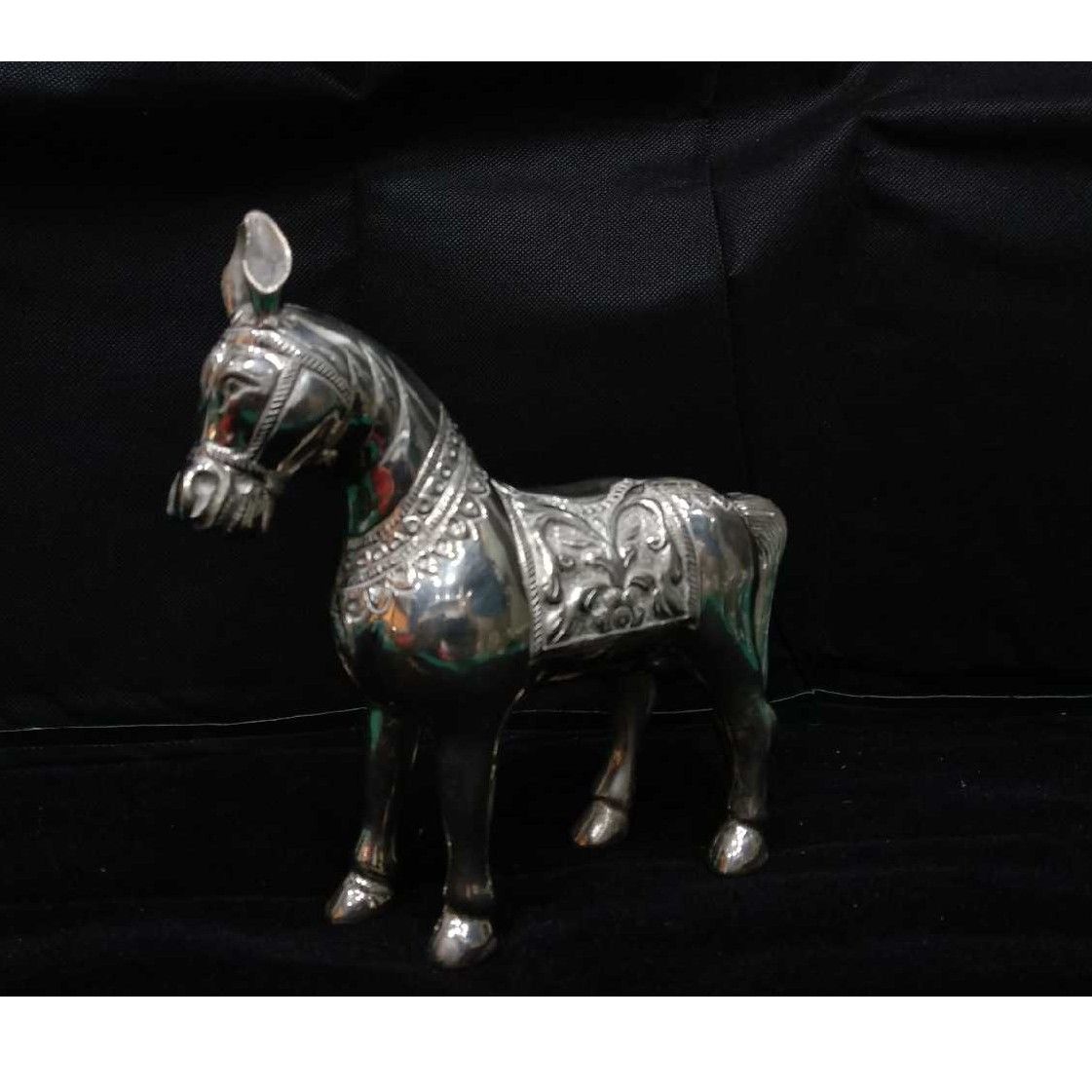 Silver Designer Indian Horse Showpiece
