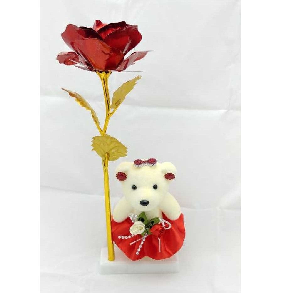 Indian Silver Gold Plated Rose
