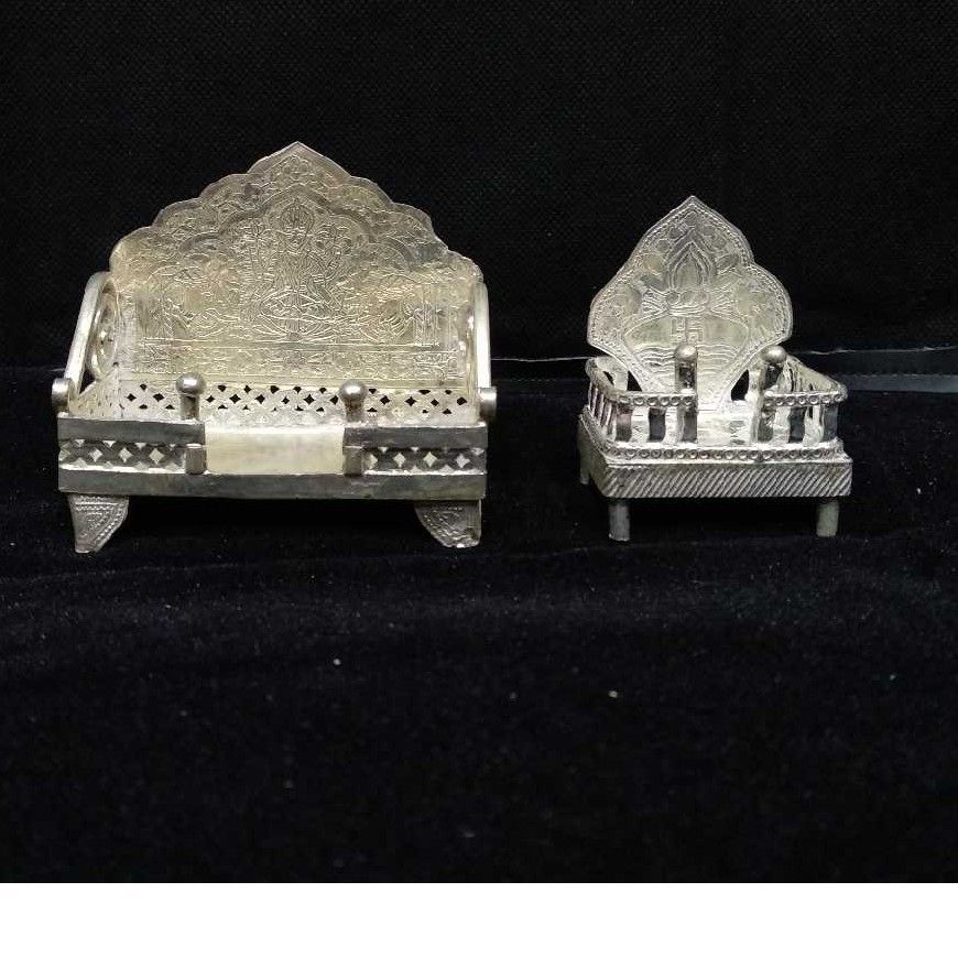 Silver Indian Designer Singhasan