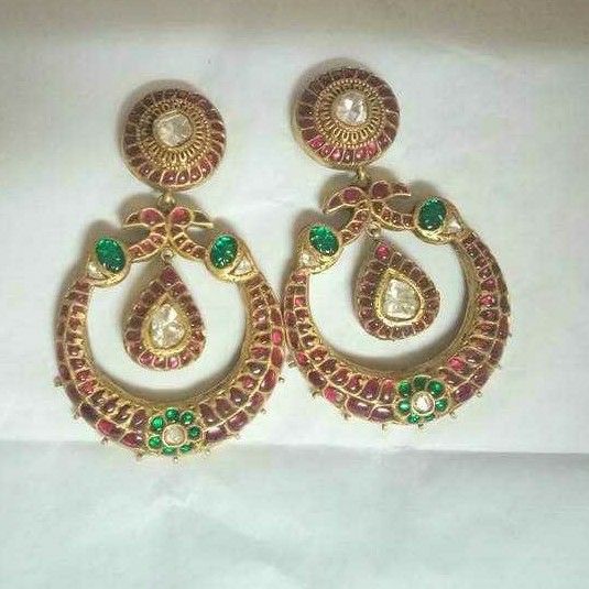Gold Modern Designer Earrings