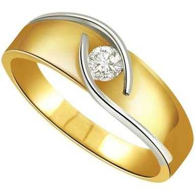 Trendy  916 Gold Diamond Gents ring