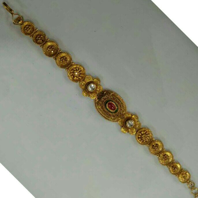 916 Fancy Gold Ladies Bracelet