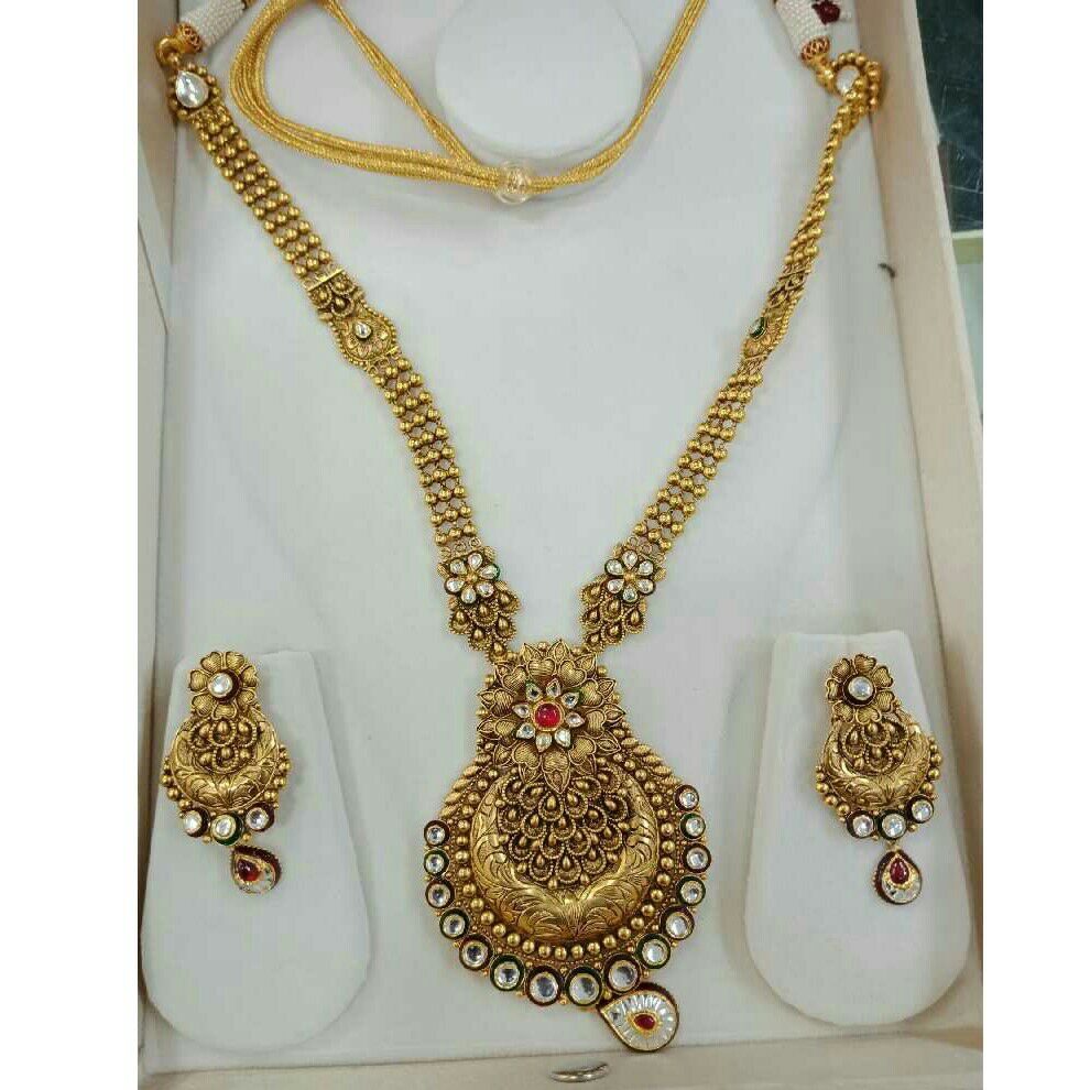 22Kt Gold Fancy Necklace set