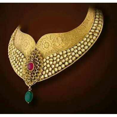 22KT Gold  Fancy Necklace